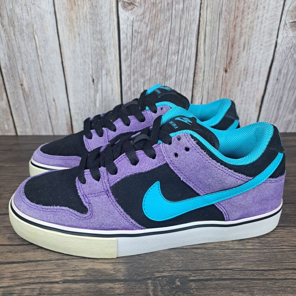 Nike Dunk Low LR SB Varsity Purple Chlorine Reverse Skeletor Men's 6 Women's 7.5
